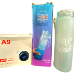 deal-pack-of-2-a9-mini-camera-frosted-glass-water-bottle-random-color - 1